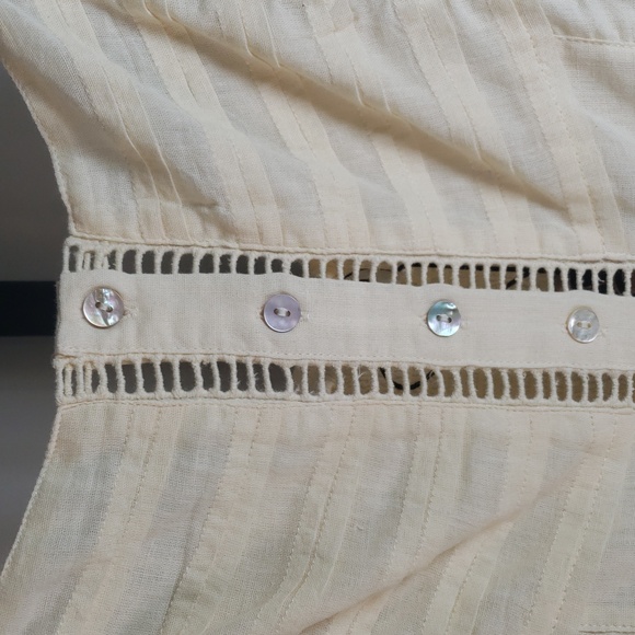 Bila77 Cream Milkmaid‎ Lace Corset Top SZ M - NWT - Picture 4 of 7